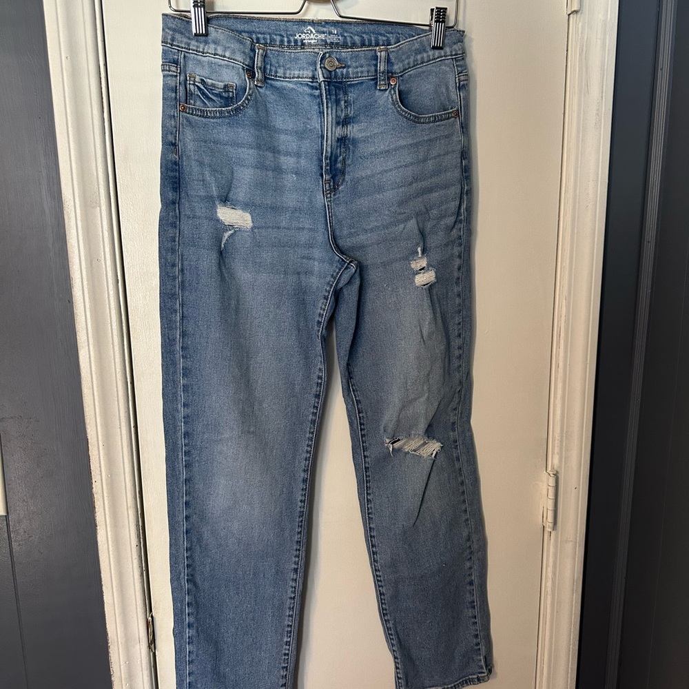 Jordache Light Blue Straight Jeans